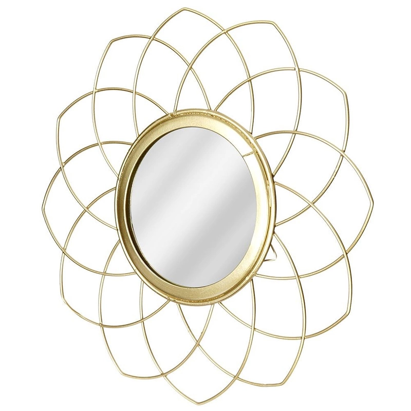 ORION Wal mirror GOLD decorative in golden frame