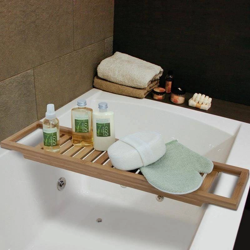 ORION Bathroom shelf for bath with handles SPA