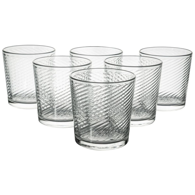 ORION Glass for water drinks juice lemonade drinks coffee 250ml 6 pieces