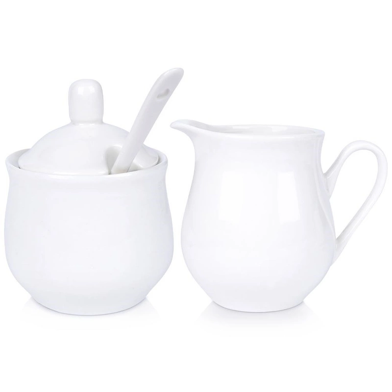 ORION Sugar bowl with spoon + milk jug