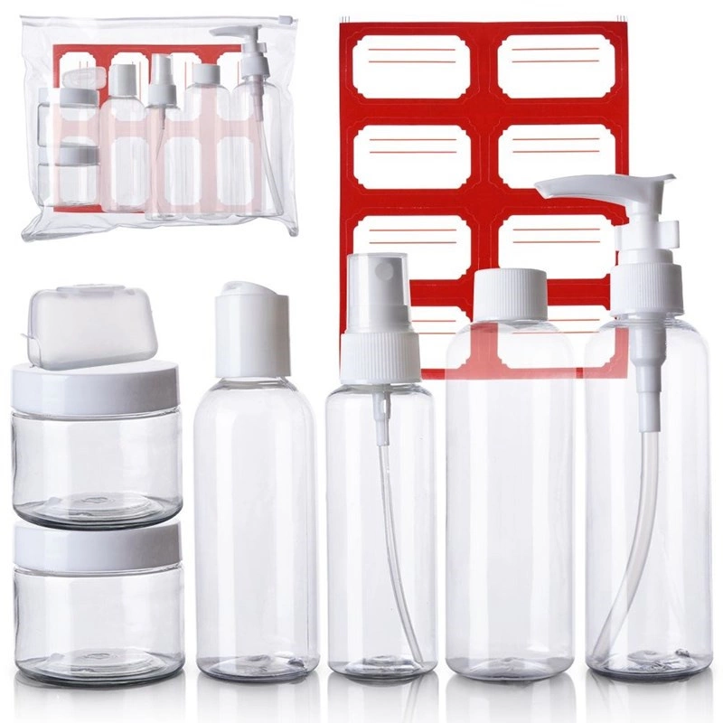 Reiseflaschenset Reisebehälter Reiseset für Kosmetika 8-teilig